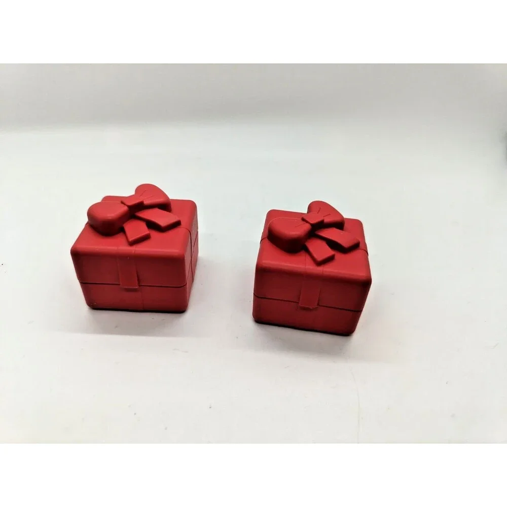 LEGO - Duplo Utensil Opening Present Box - Red LOT of 2 Gift